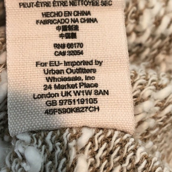 Free People Knit Cardigan Open Waterfall Front M - Picture 11 of 12